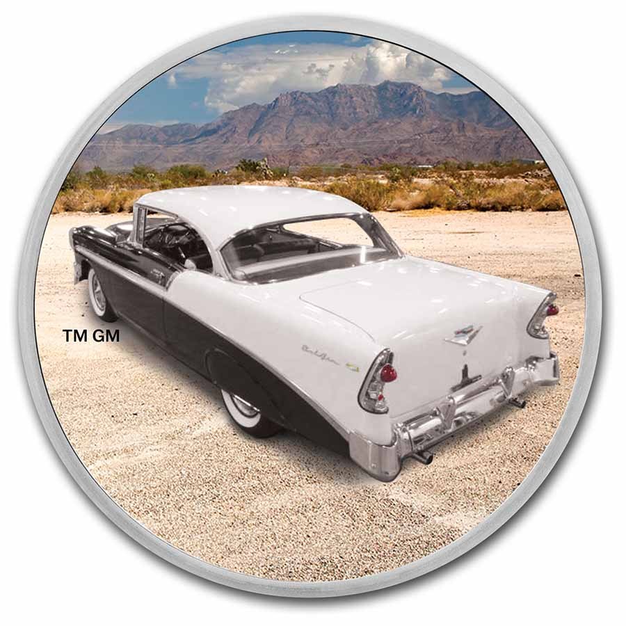 Chevrolet Belair Colorized 1 oz Silver w/ TEP