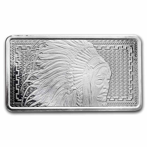 10 oz Silver Bar - Liberty Trade Buffalo