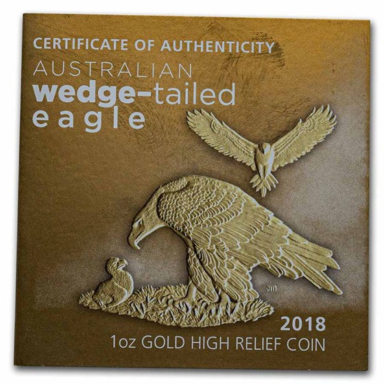 2018-P AUS 1 oz Gold Proof Wedge Tailed Eagle HR NGC PF70 UC
