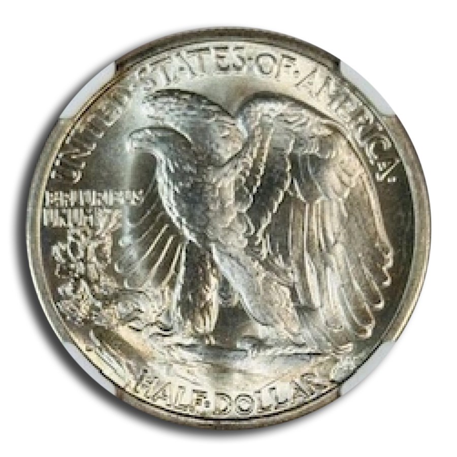 1943-D Walking Liberty Half Dollar MS-67 NGC CAC