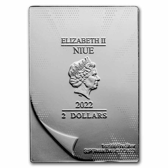 2022 Niue 1 oz Silver $2 COMIX™ - Action Comics #1 Coin