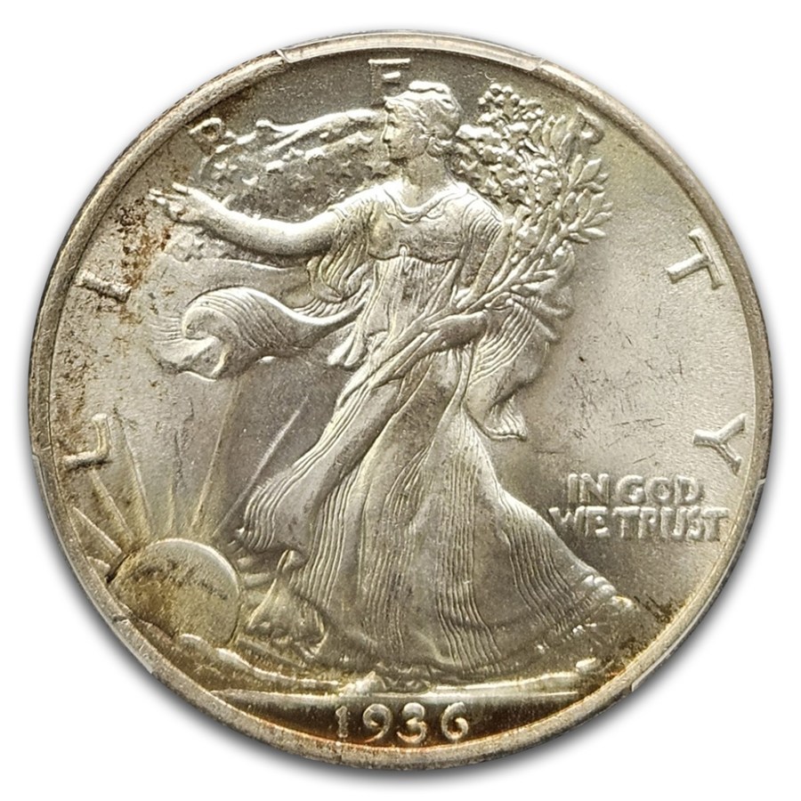1936 Walking Liberty Half Dollar MS-66+ PCGS CAC
