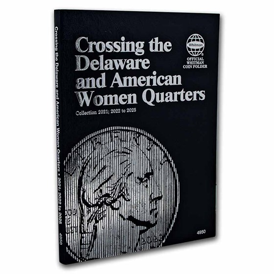 Whitman Folder #4950- Crossing Delaware &amp; American Women Quarters