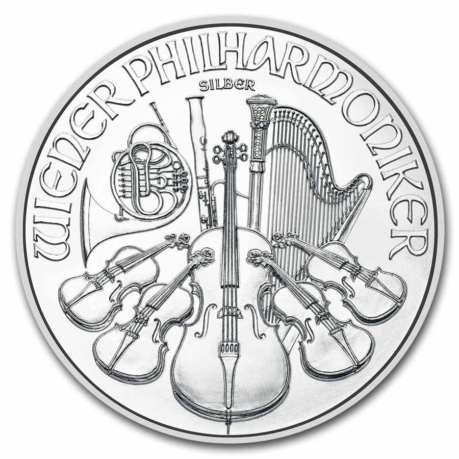 2023 Austria 1 oz Silver Philharmonic BU