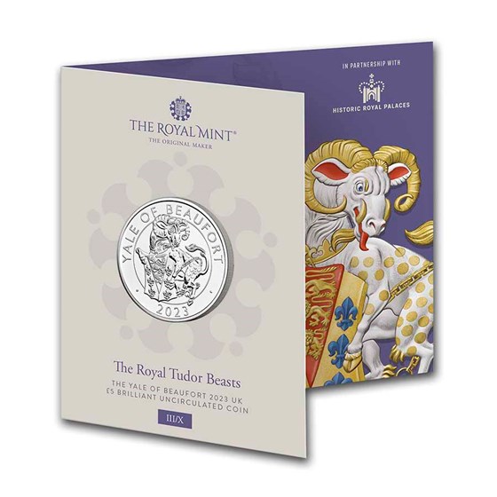 2023 Royal Tudor Beasts The Yale of Beaufort (in Display Card)