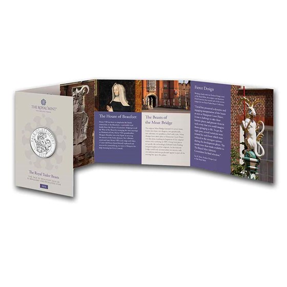 2023 Royal Tudor Beasts The Yale of Beaufort (in Display Card)