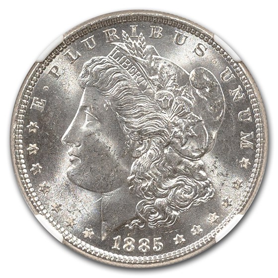 1885 Morgan Dollar MS-63 NGC (Green Label)