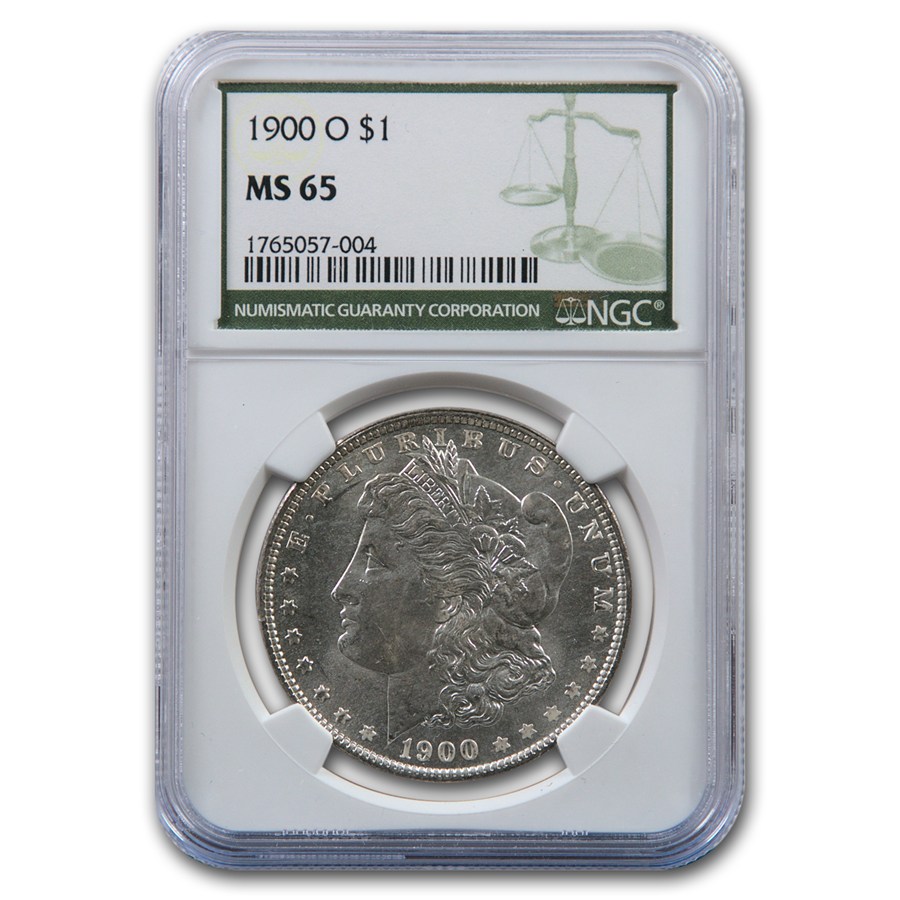 1900-O Morgan Dollar MS-65 NGC (Green Label)