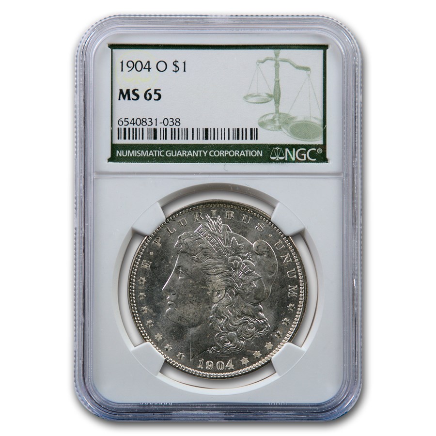 1904-O Morgan Dollar MS-65 NGC (Green Label)