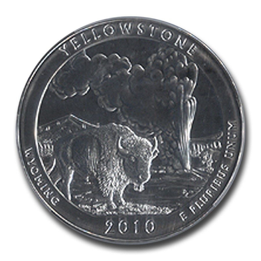 2010 5 oz Silver ATB Yellowstone MS-69 NGC