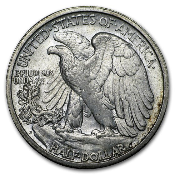 1942-S Walking Liberty Half Dollar BU