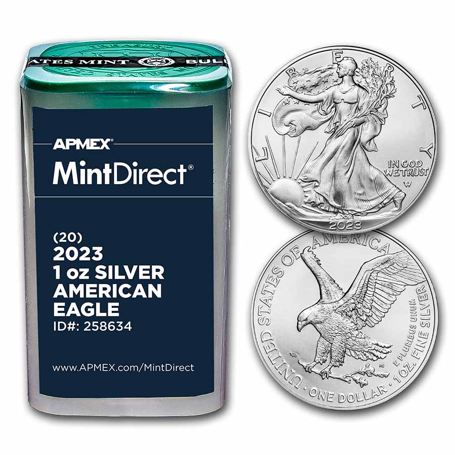 2023 American Silver Eagles (20-Coin MintDirect® Tube)