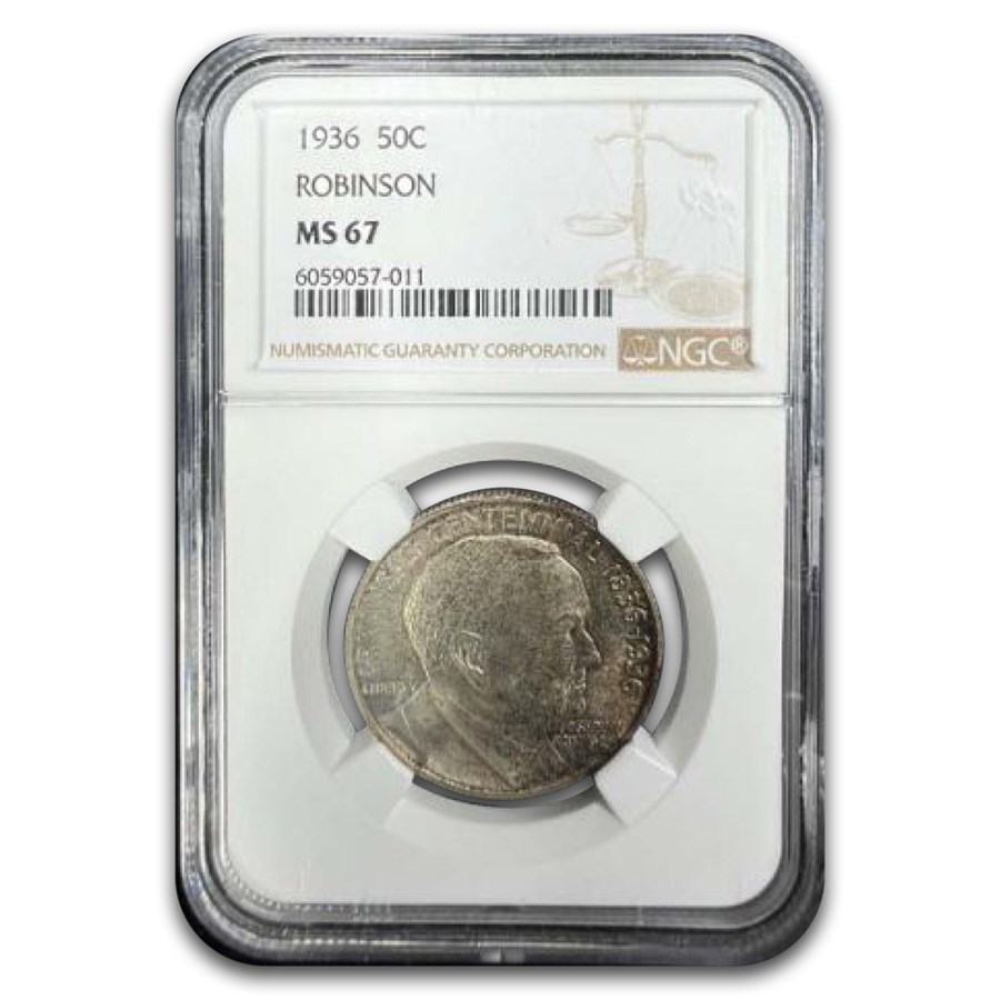1936 Robinson-Arkansas Half Dollar MS-67 NGC