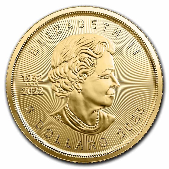 2023 Canada 1/10 oz Gold Maple Leaf BU