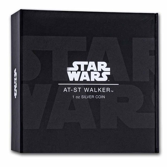 2022 Niue 1 oz Silver Star Wars AT-ST Walker (Box &amp; COA)
