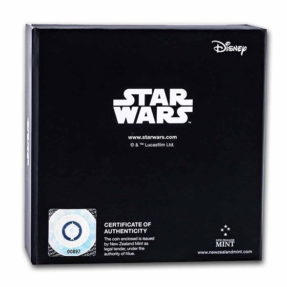2022 Niue 1 oz Silver Star Wars AT-ST Walker (Box &amp; COA)