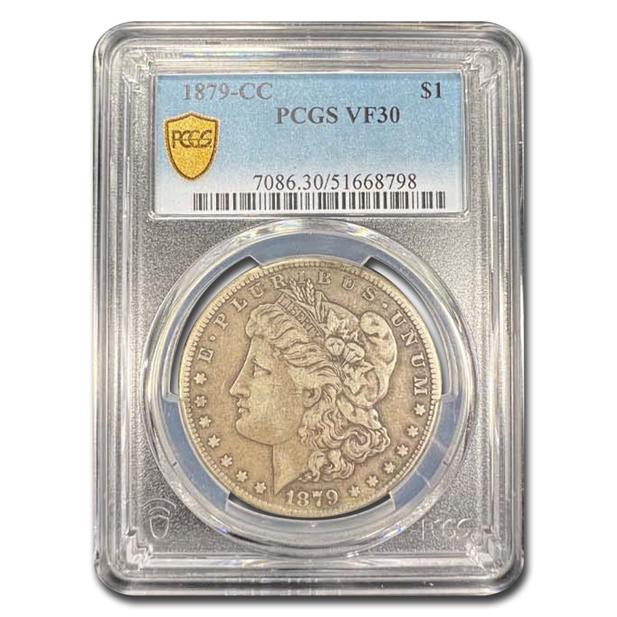 1879-CC Morgan Dollar VF-30 PCGS