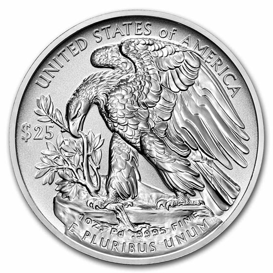 2022-W 1 oz Reverse Proof Palladium Eagle PR-70 PCGS (FDI)