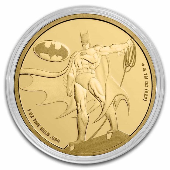 2023 Samoa 1 oz Gold DC Comics Batman BU