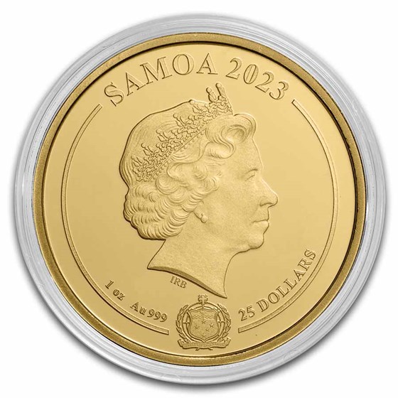 2023 Samoa 1 oz Gold DC Comics Batman BU