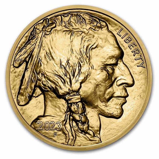 2023 1 oz Gold Buffalo (MintDirect® Premier Single + PCGS FS)
