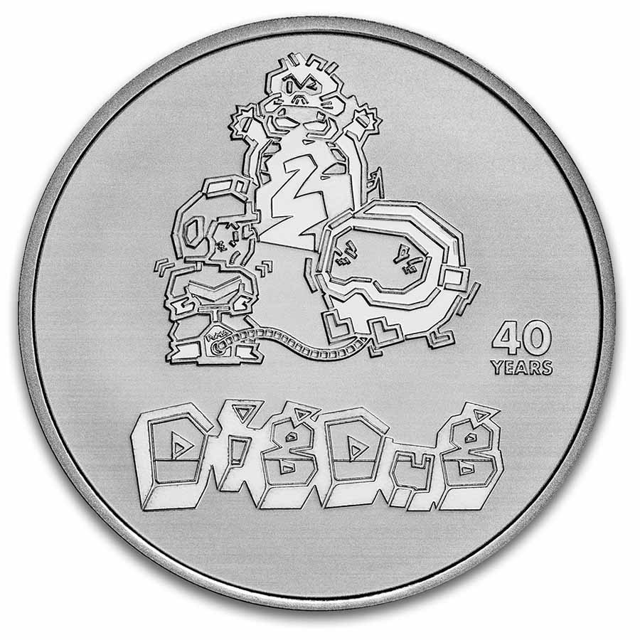 1 oz Silver Round - DIG DUG™ 40th Anniversary in TEP