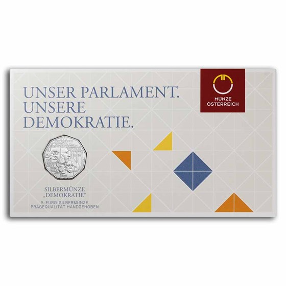 2022 Austria Silver €5 Democracy