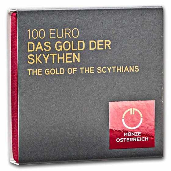 2022 Austria Pf Gold €100 Magic of Gold (Gold of the Scythians)