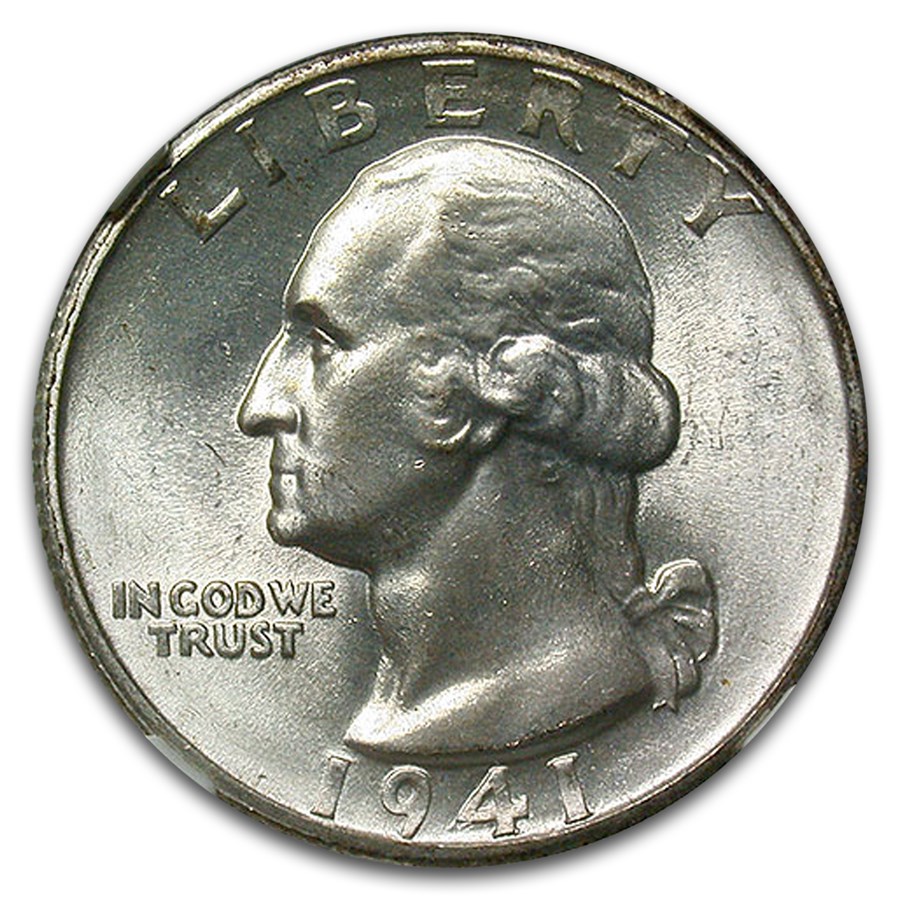 1941-S Washington Quarter MS-67 NGC