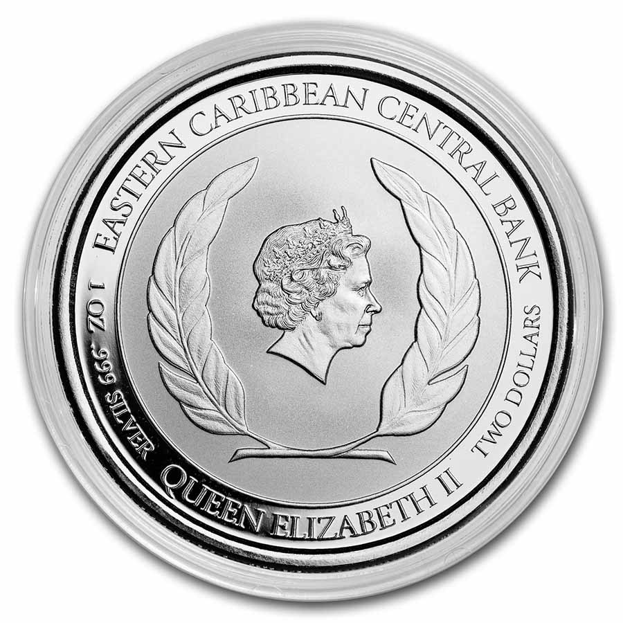 2022 Anguilla Eel 1 oz Silver BU