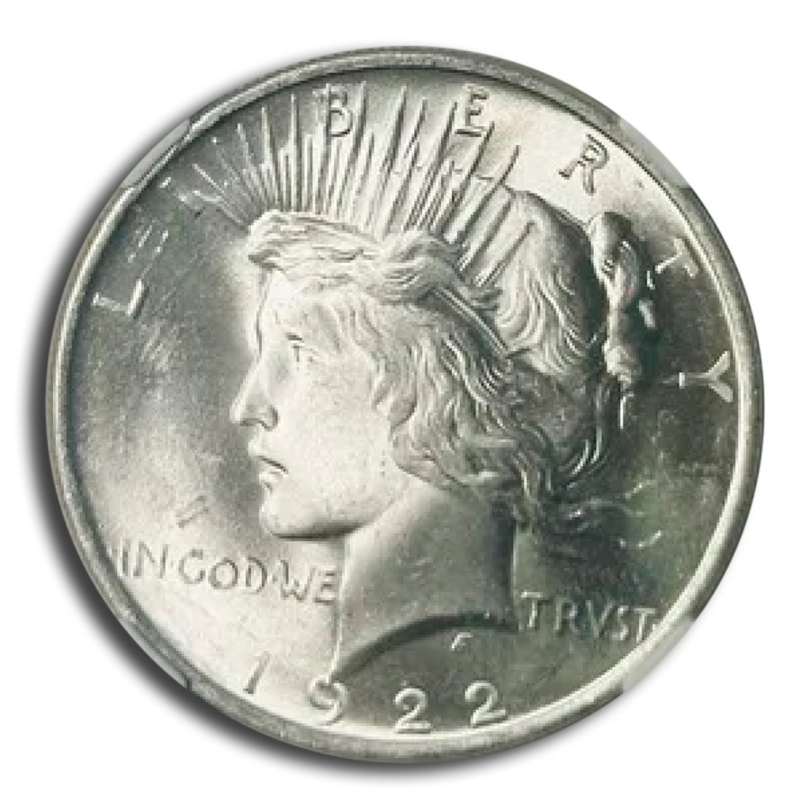 1922 Peace Dollar MS-65 NGC
