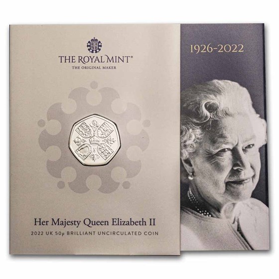 2022 Great Britain 50p Her Majesty Queen Elizabeth BU