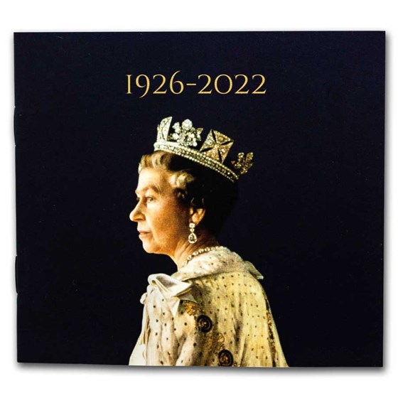 2022 Great Britain 5oz Silver £10 Her Majesty Queen Elizabeth Prf
