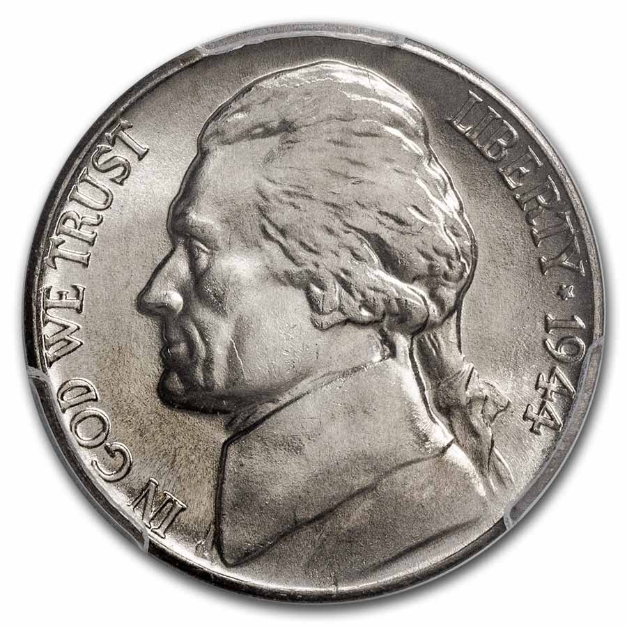 1944-D Jefferson Nickel MS-67 PCGS