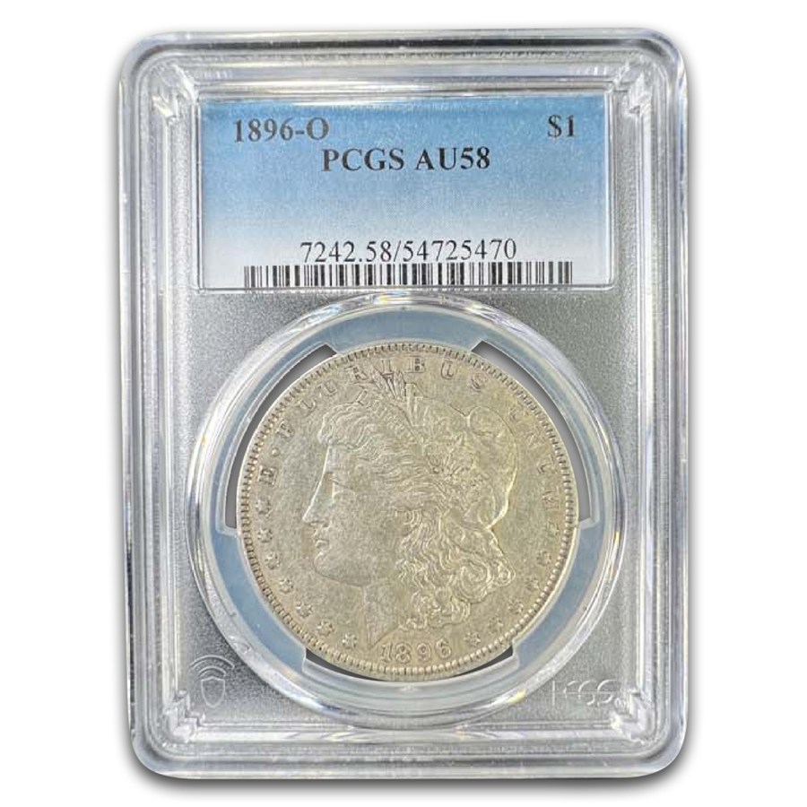1896-O Morgan Dollar AU-58 PCGS