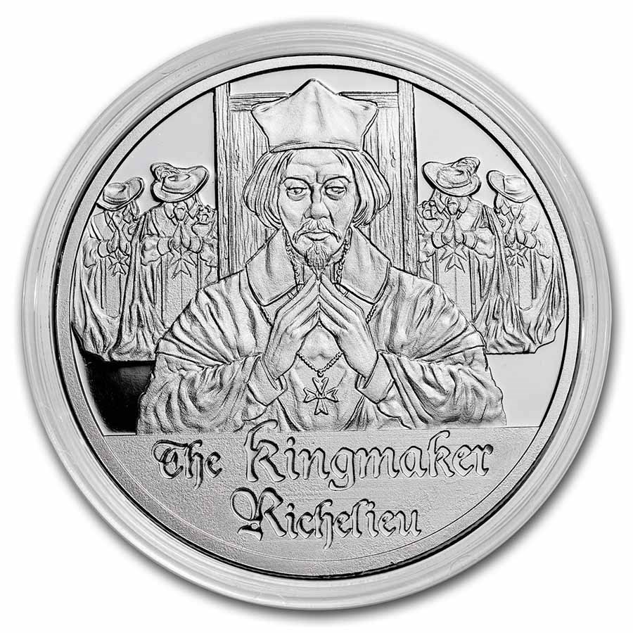 1 oz Silver Proof Round - Three Musketeers - Cardinal Richelieu