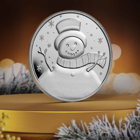 2026 1 oz Silver Round - Snowman