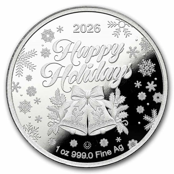2026 1 oz Silver Round - Snowman