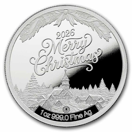 2026 1 oz Silver Round - Nativity Scene