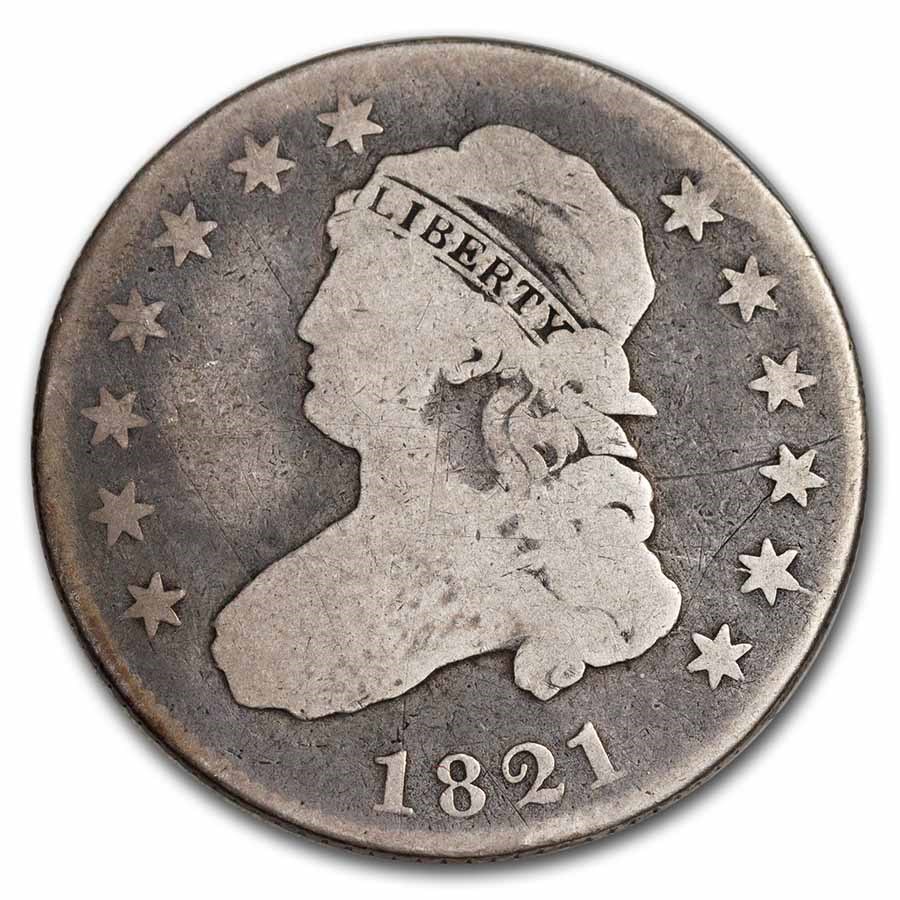1821 Capped Bust Quarter Good