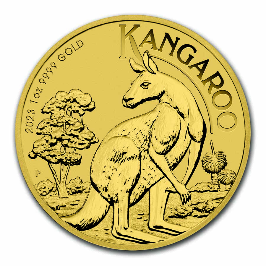 2023 Australia 1 oz Gold Kangaroo BU