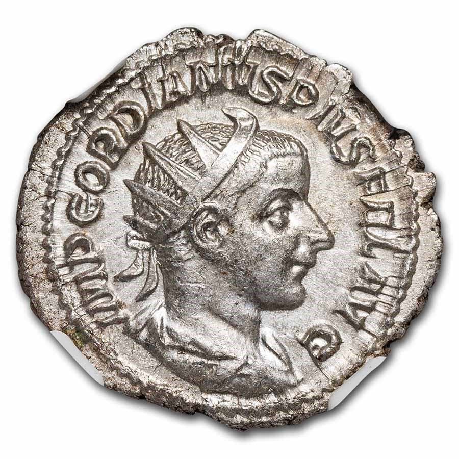 Roman Empire AR Double Denarius Gordian III(238-244 AD) MS NGC