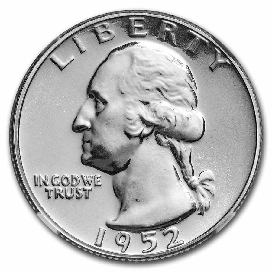 1952 Washington Quarter PF-66 NGC