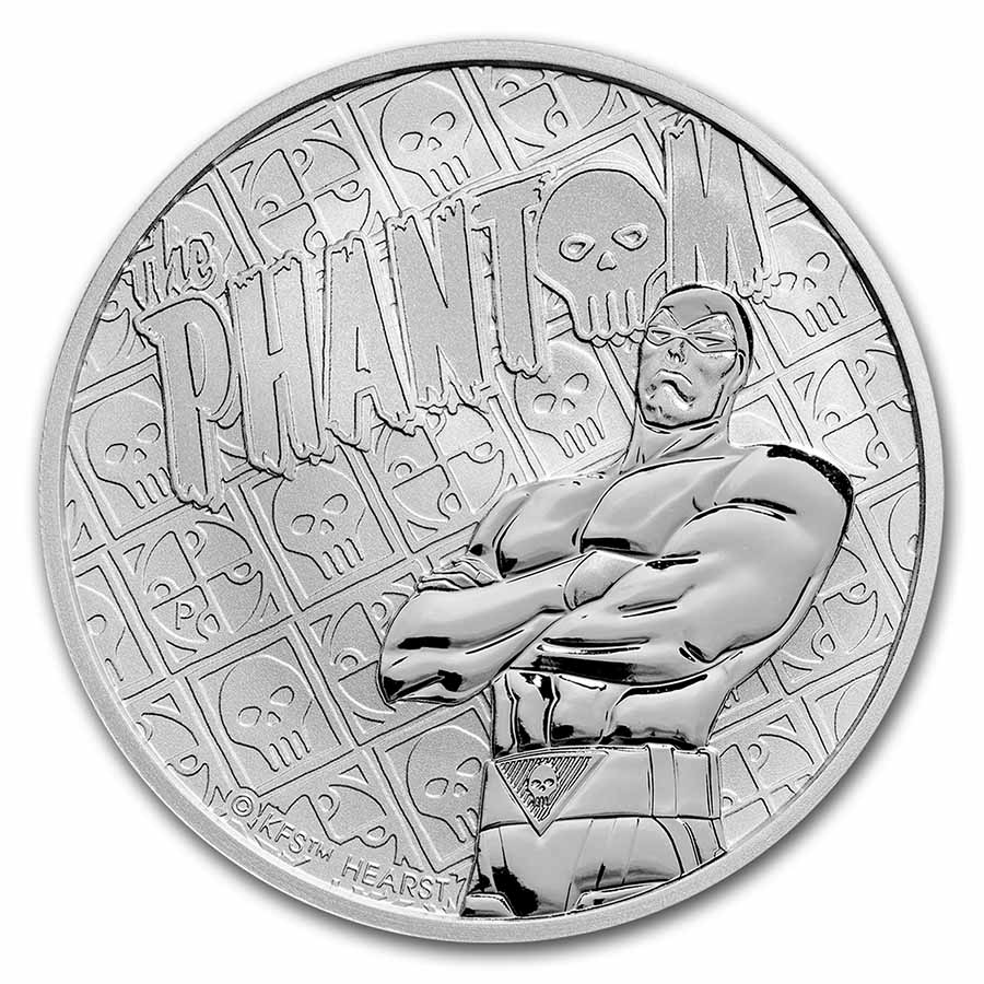 2022 Tuvalu 1 oz Silver The Phantom BU 2022 Tuvalu 1 oz Silver The Phantom BU