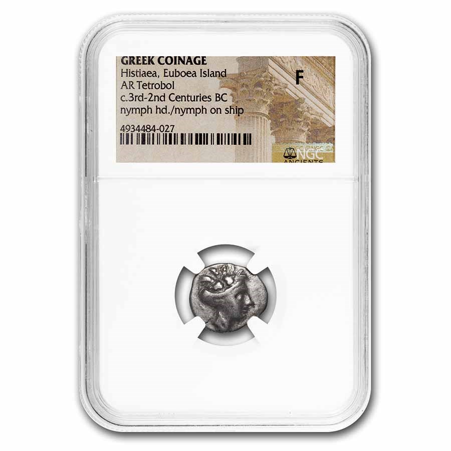 Euboea Histiaea AR Tetrobol (c. 3rd-2nd Century BC) Fine NGC