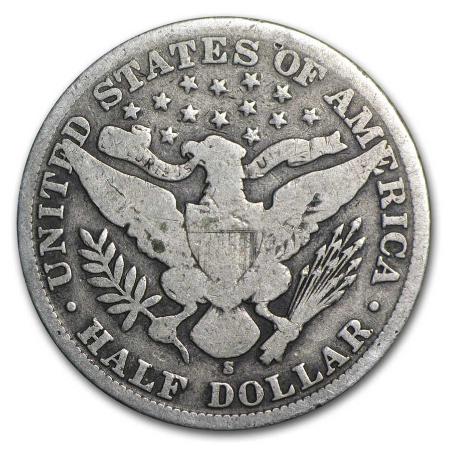 90% Silver Barber Halves $10 20-Coin Roll Good/Better