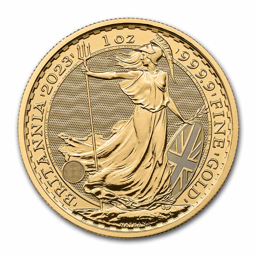 2023 Great Britain 1 oz Gold Britannia BU (King Charles III)