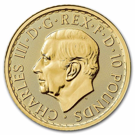 2023 Great Britain 1/10 oz Gold Britannia BU (King Charles III)