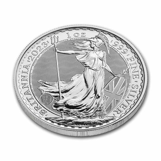 2023 Great Britain 1 oz Silver Britannia BU (King Charles III)