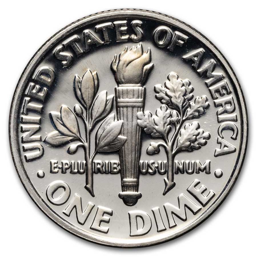 2000-S Roosevelt Dime 50-Coin Roll Proof (Silver)